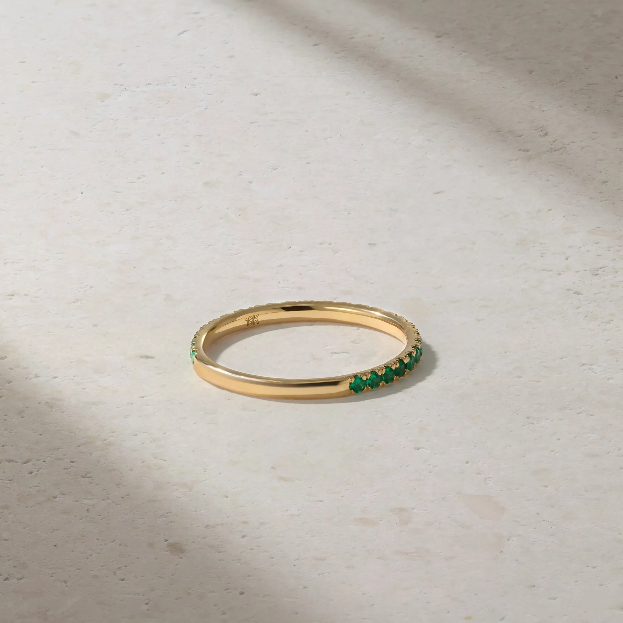 Thread Emerald Ring