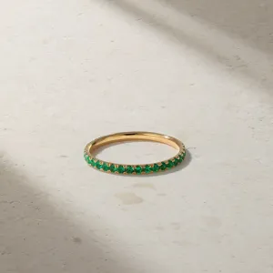 Thread Emerald Ring