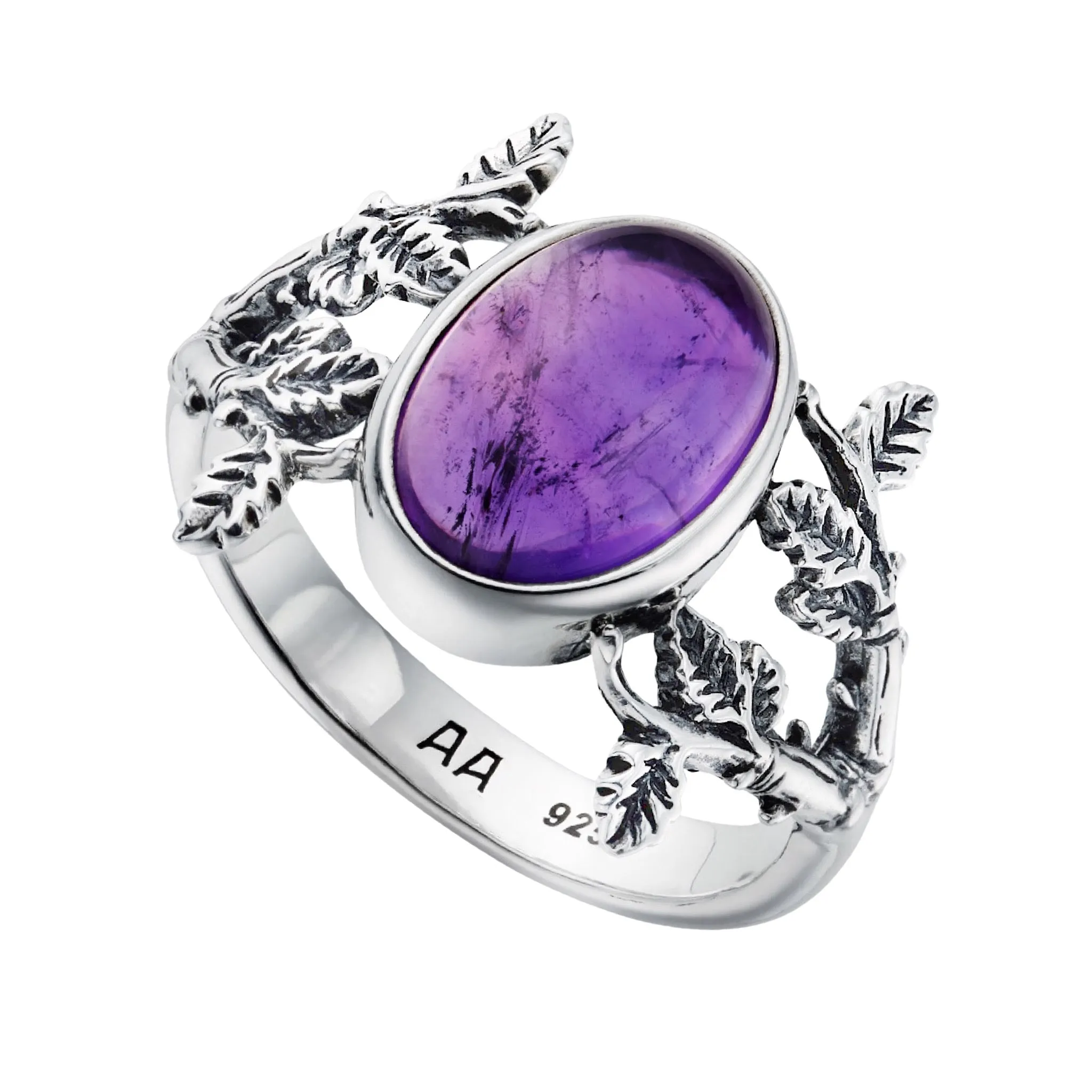 WILD WOODS - Amethyst & Sterling Silver Ring