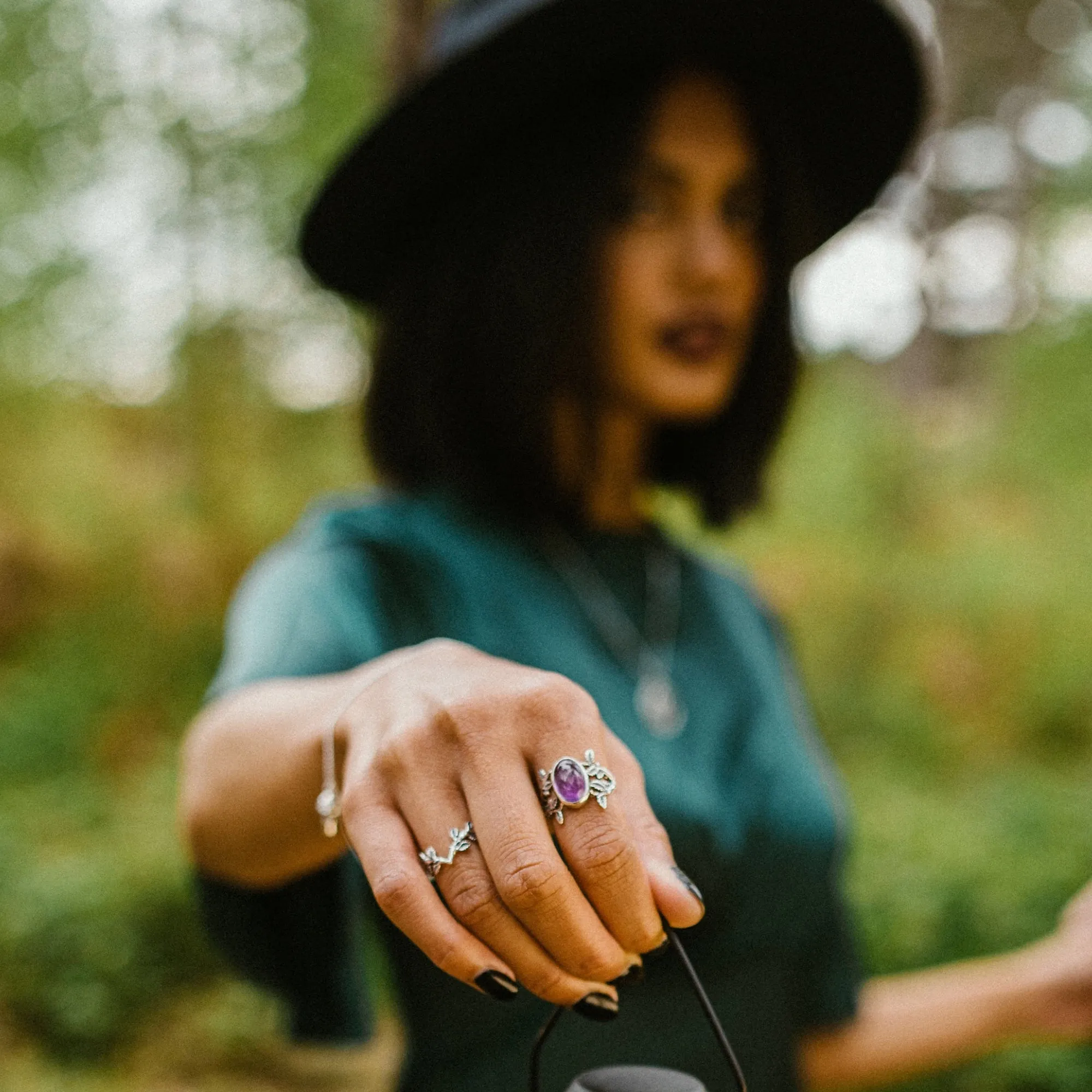 WILD WOODS - Amethyst & Sterling Silver Ring