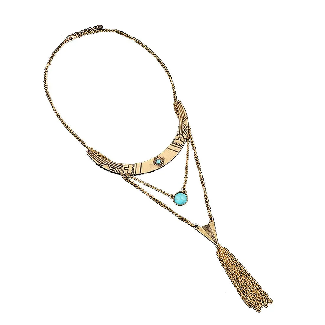 Yellow Chimes Gold-plated Alloy Necklace for Women And Girls